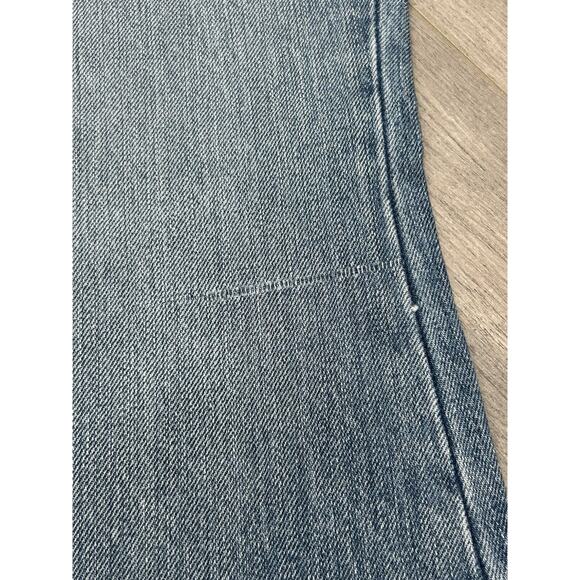 RE/DONE 70's Low Rise Bell Bottom Jeans Lake Blue Fade Y2K Hippie Sz 31 NWT - Picture 7 of 14